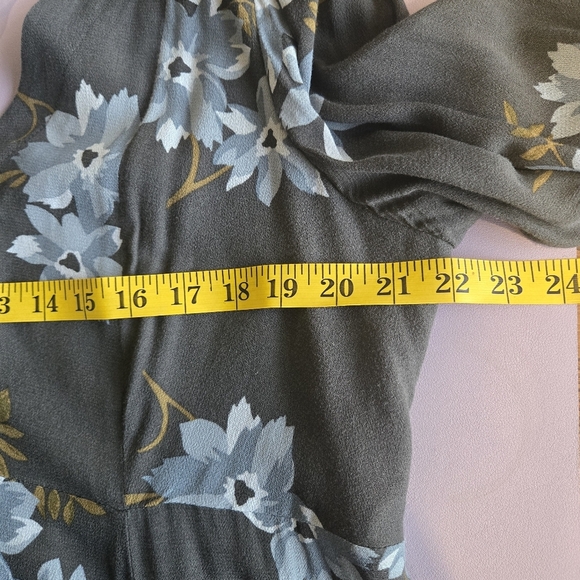 𝅺Mimi Maternity Floral Midi Dress Women's L Pregnancy Boho Chic Cottage Easter - Picture 10 of 12